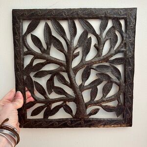 Ten Thousand Villages Metal Wall Art 11in x 11in